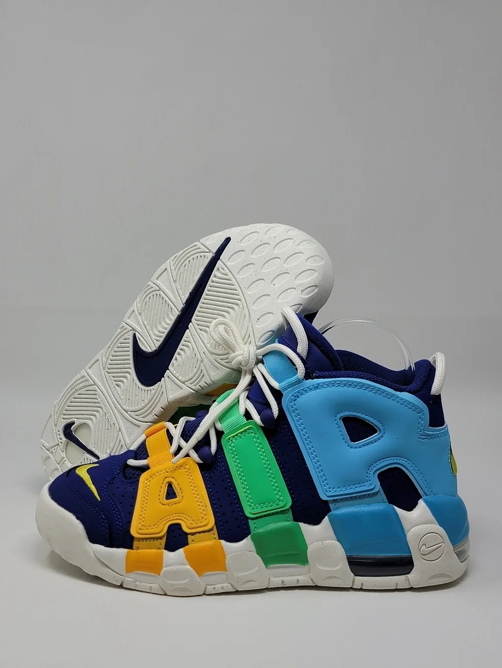 Nike Air More Uptempo GS Youth Size 6Y Kaleidoscope Sneakers FJ0693-455 New